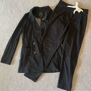 Pin stripe pant suit - super cozy!
